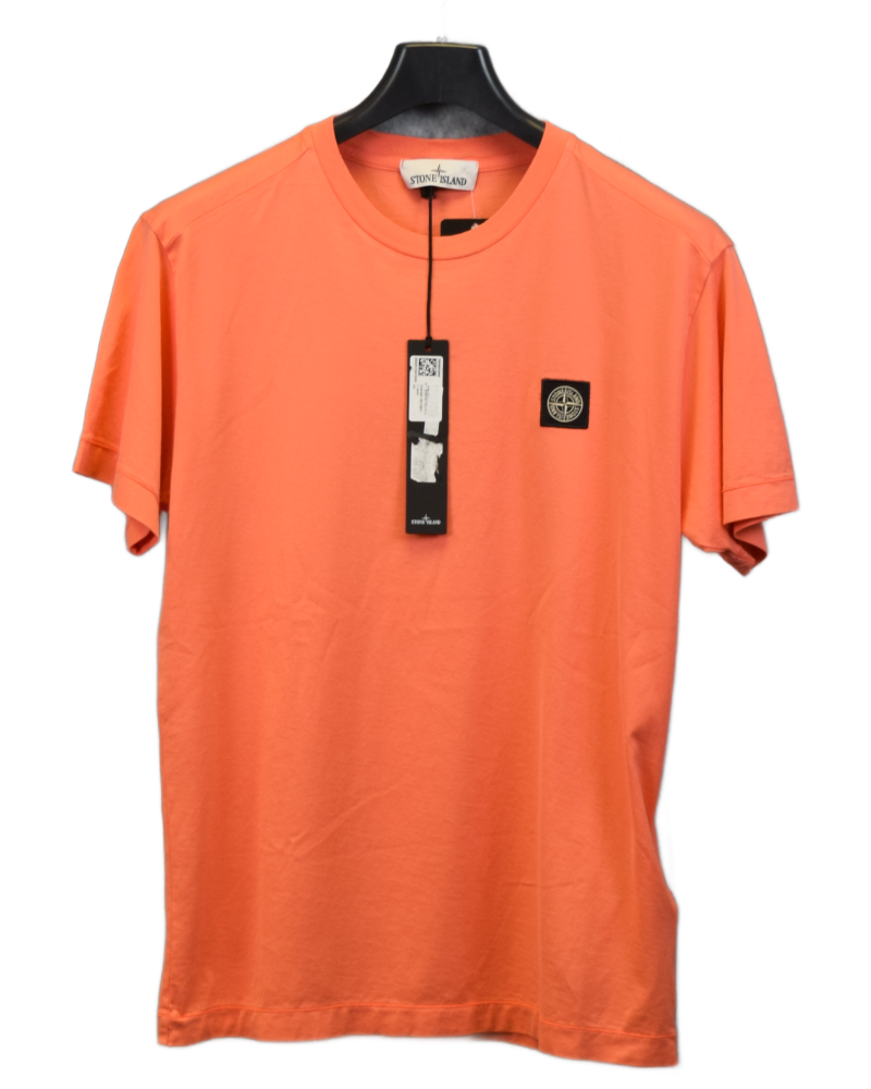 Stone Island Patch Project T-Shirt Orange front view