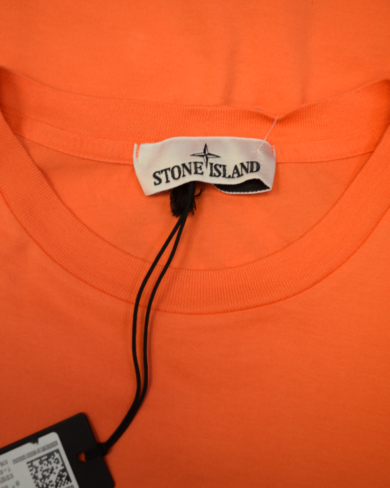 Stone Island Patch Project T-Shirt Orange detail view
