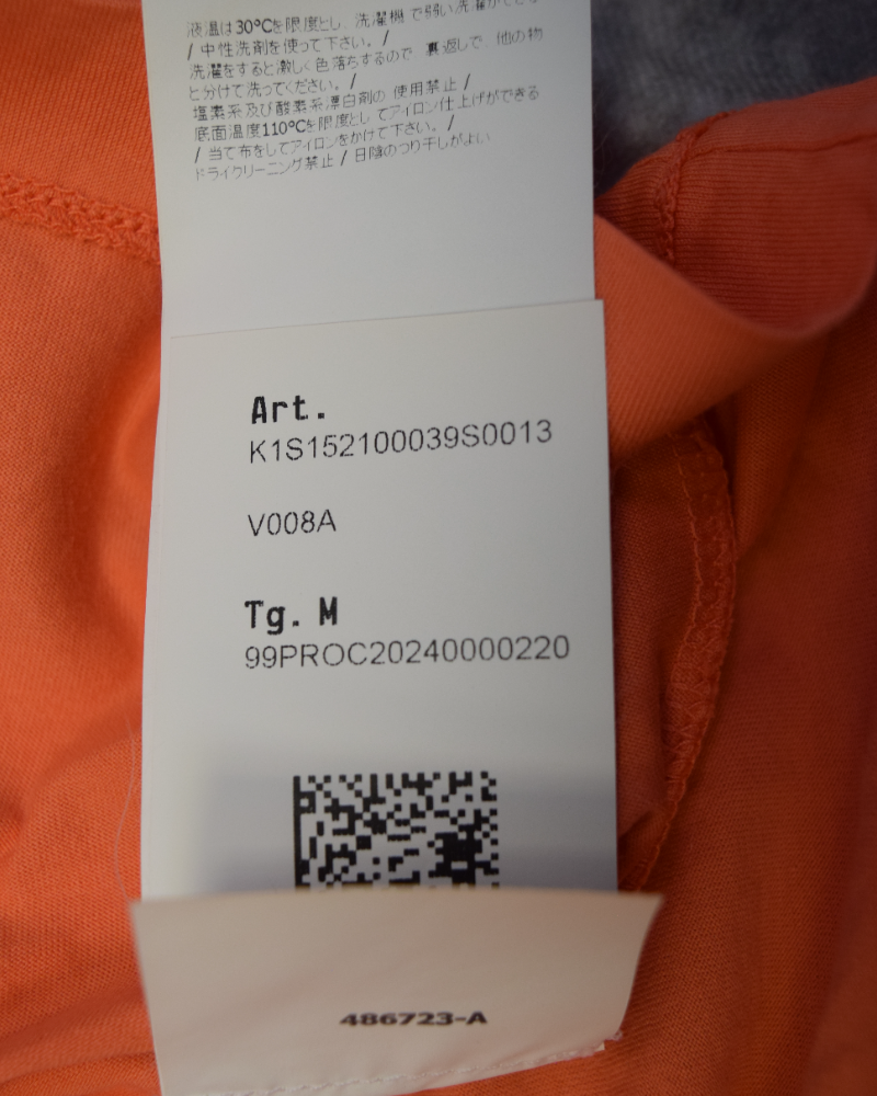 Stone Island Patch Project T-Shirt Orange detail view