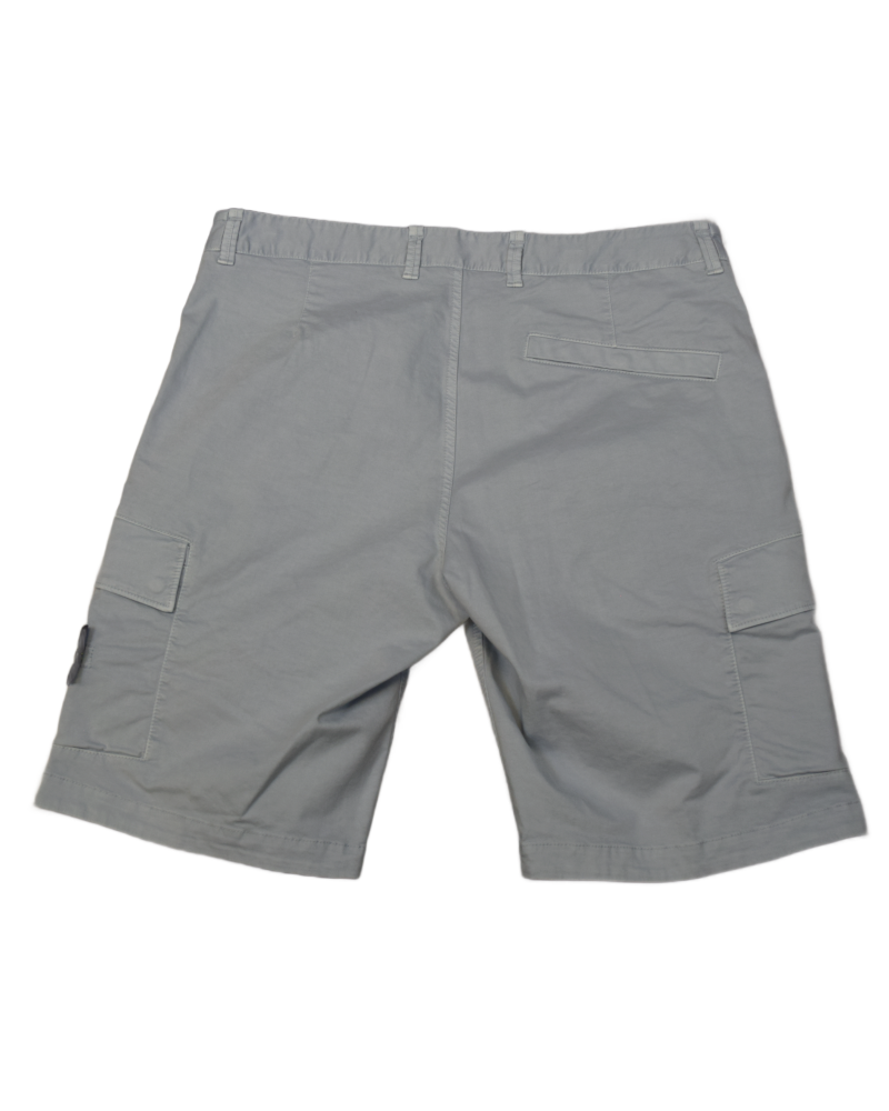 Stone Island Cargo Shorts Light Blue back view