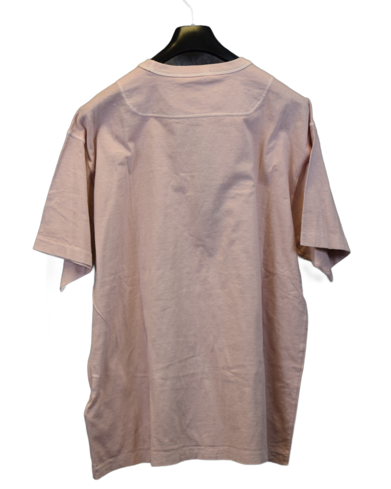 Stone Island Embroidered Logo T-Shirt Pink back view