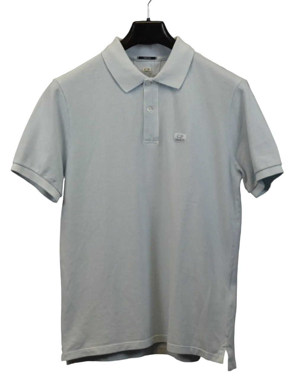 C.P. Company Resist Dye Polo Shirt Baby Blue