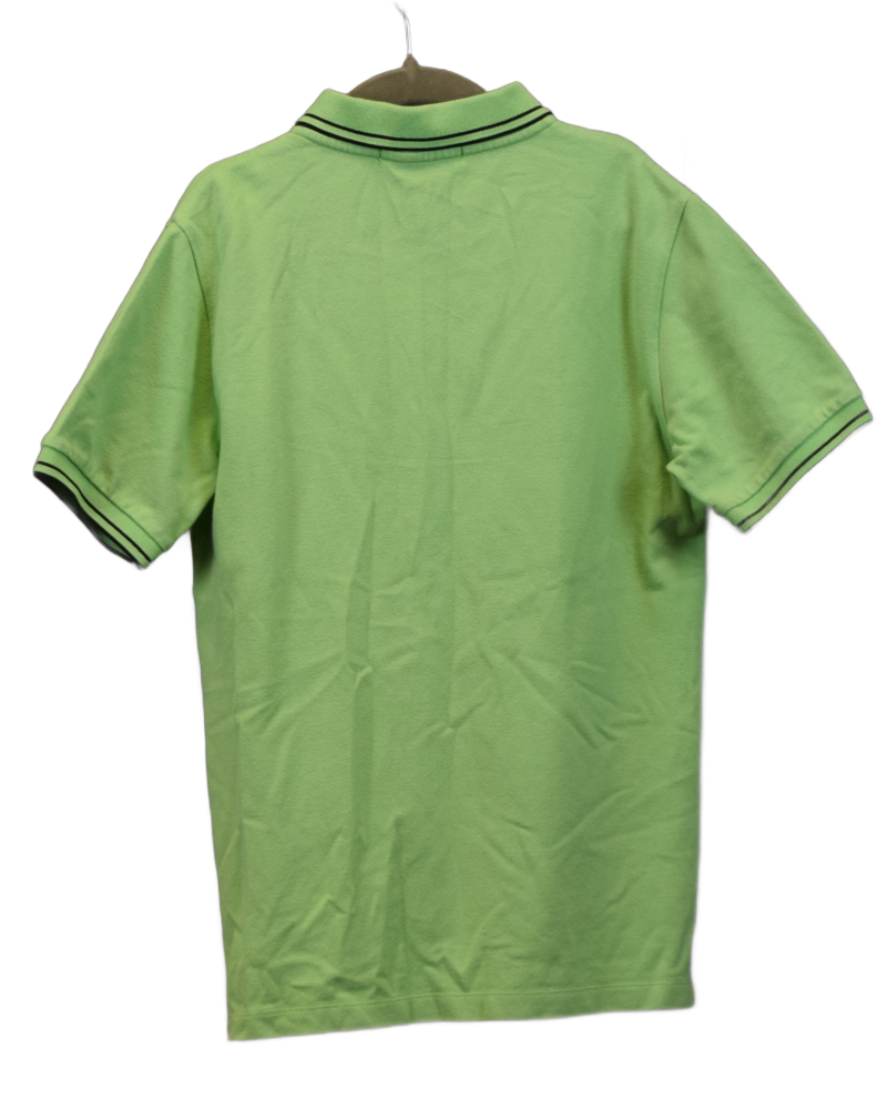 Stone Island Kids Patch Project Polo Shirt Green back view