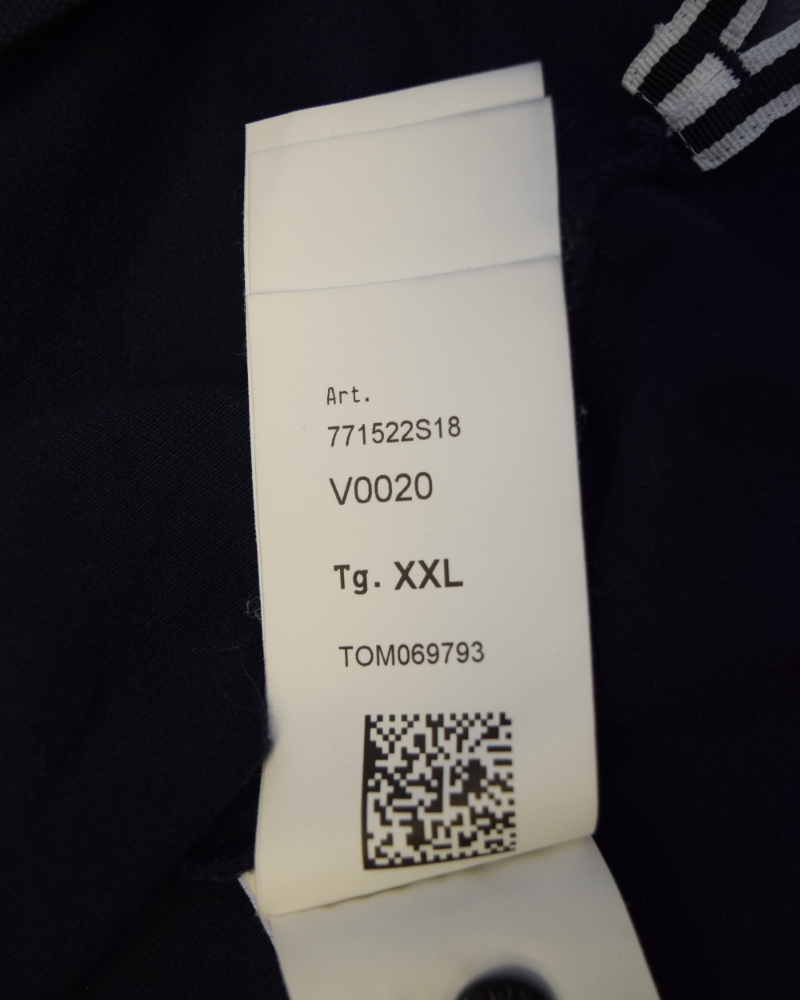 Stone Island Patch Project Polo Shirt Navy Blue detail view