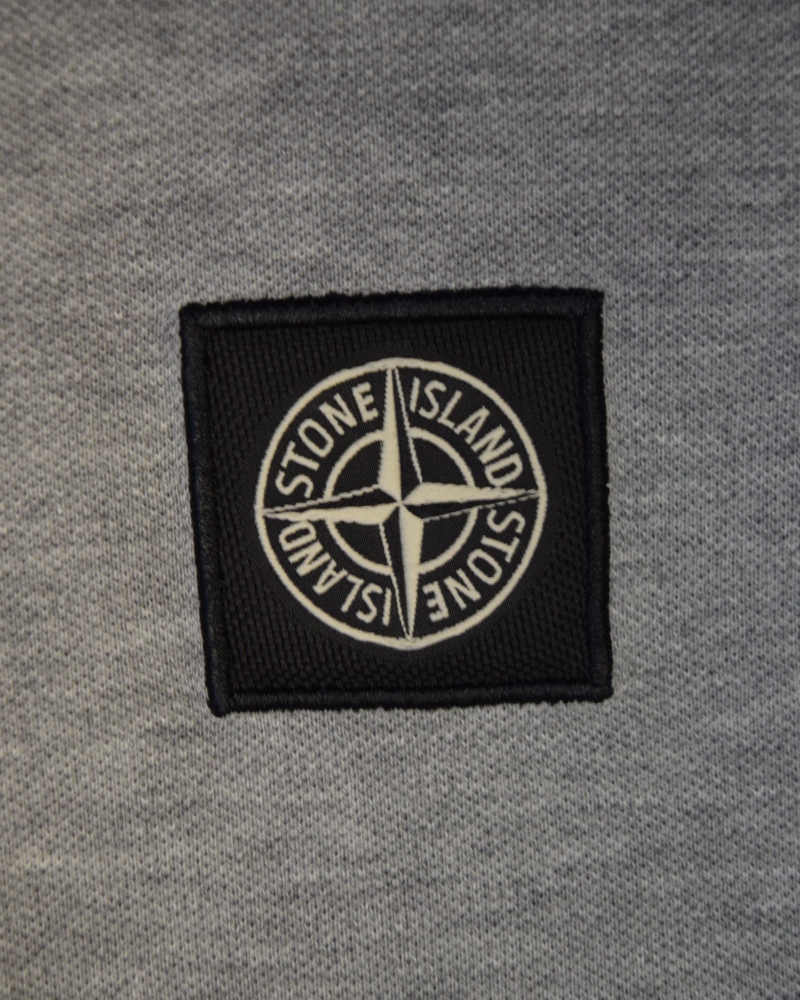Stone Island Patch Project Polo Shirt Grey detail view