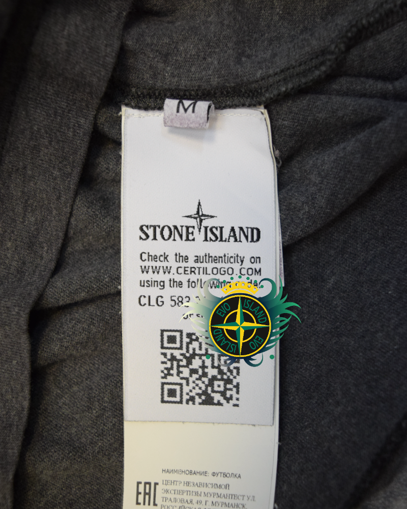 Stone Island Dust T-Shirt Grey detail view