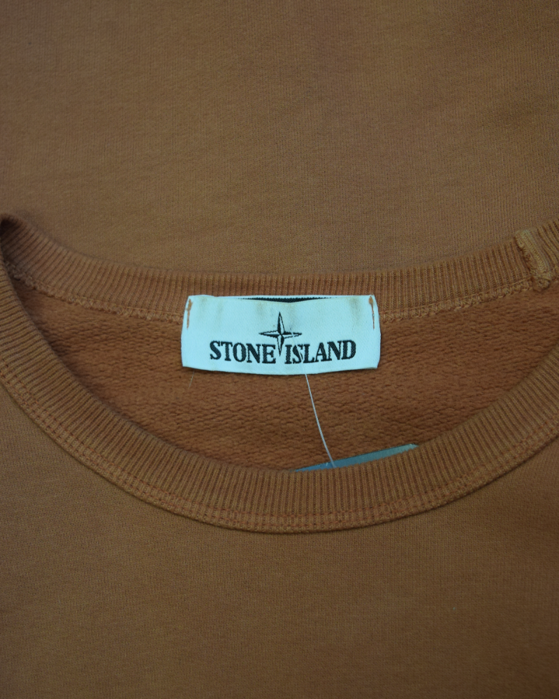 Stone Island Crewneck Orange detail view