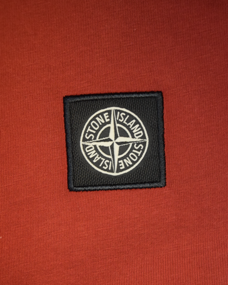Stone Island Junior Patch Project T-Shirt Red detail view