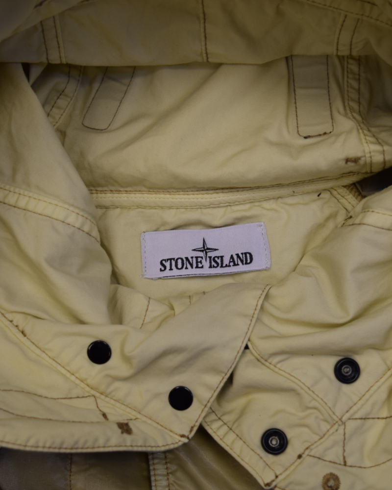 Stone Island X new balence Nylon Prismatico-TC Beige detail view