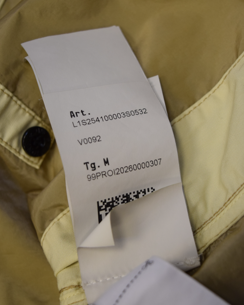 Stone Island X new balence Nylon Prismatico-TC Beige detail view