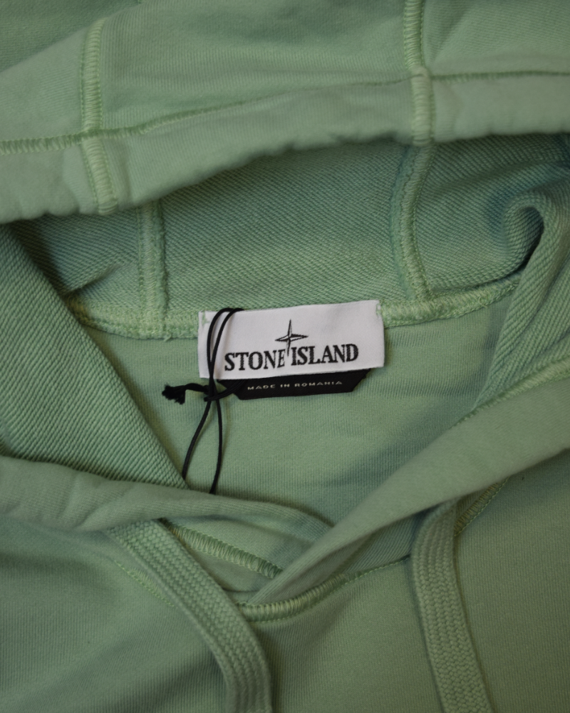 Stone Island Hoodie Teal detail view