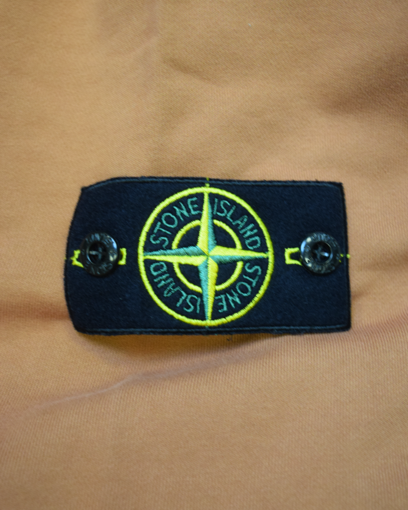 Stone Island Hoodie Orange detail view