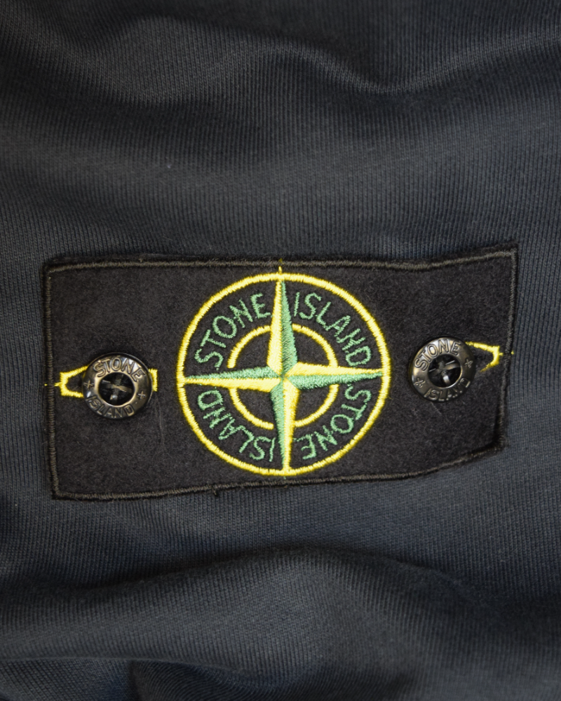 Stone Island Full Zip Sweater Blue detail view