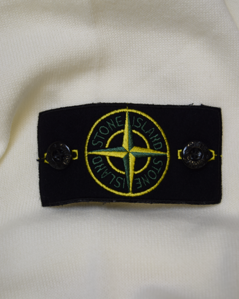 Stone Island Lightweight Knit white detail view