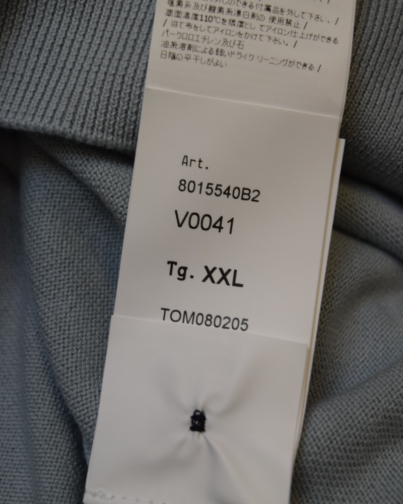 Stone Island Lightweight Knit light blue detail view