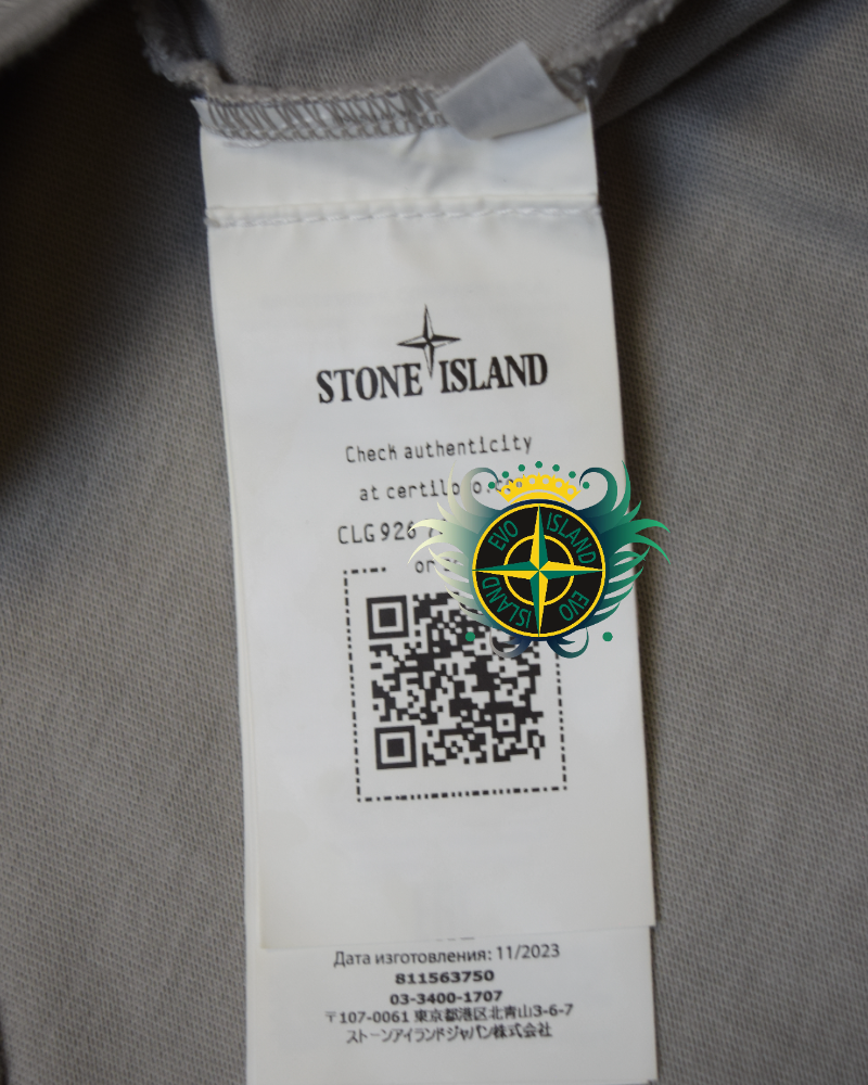 Stone Island Crewneck Grey detail view