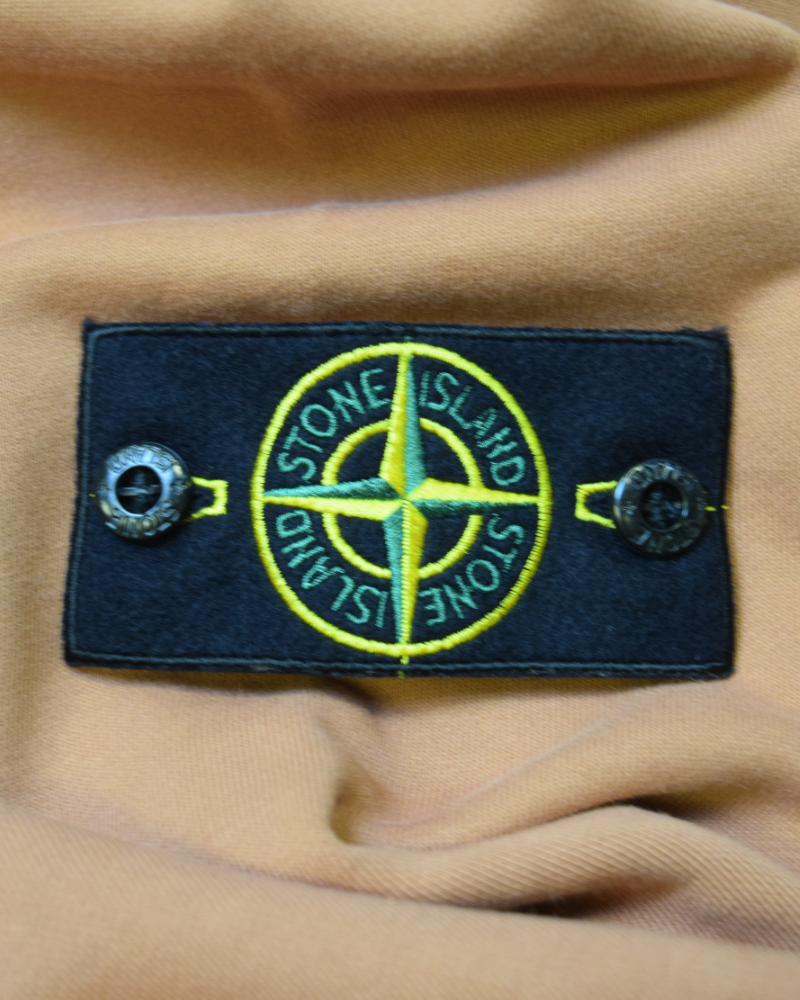 Stone Island Crewneck orange detail view