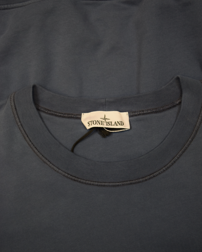 Stone Island Crewneck blue detail view