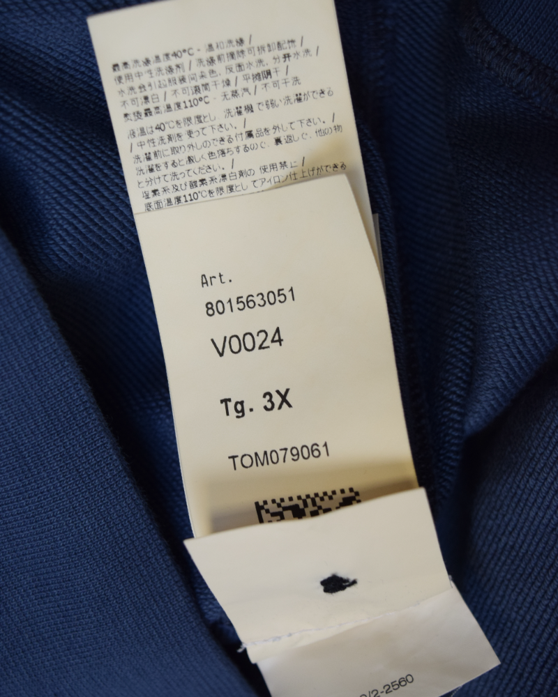 Stone Island Crewneck blue detail view