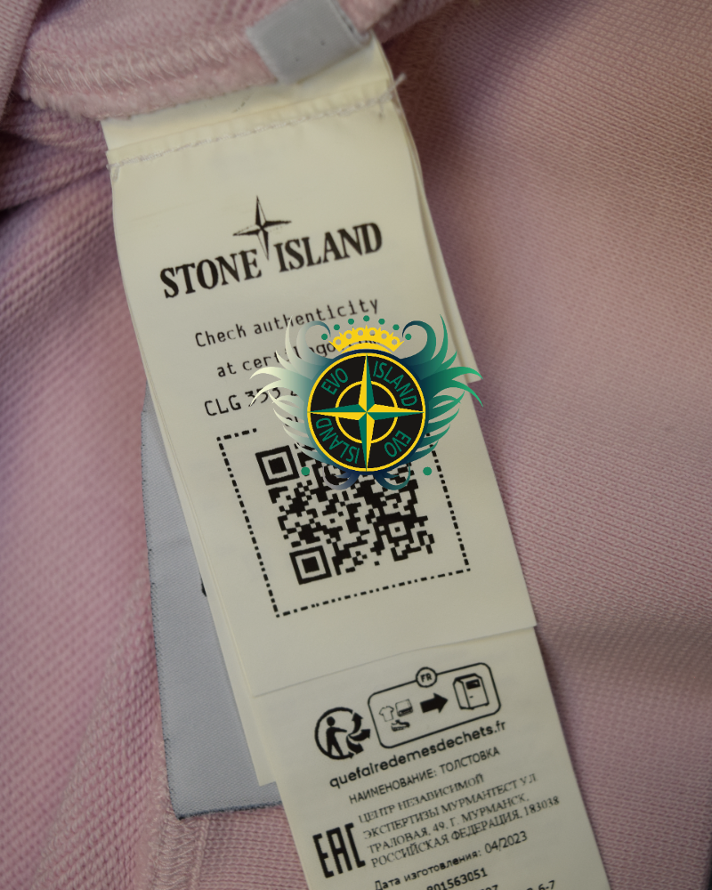 Stone Island Crewneck pink detail view