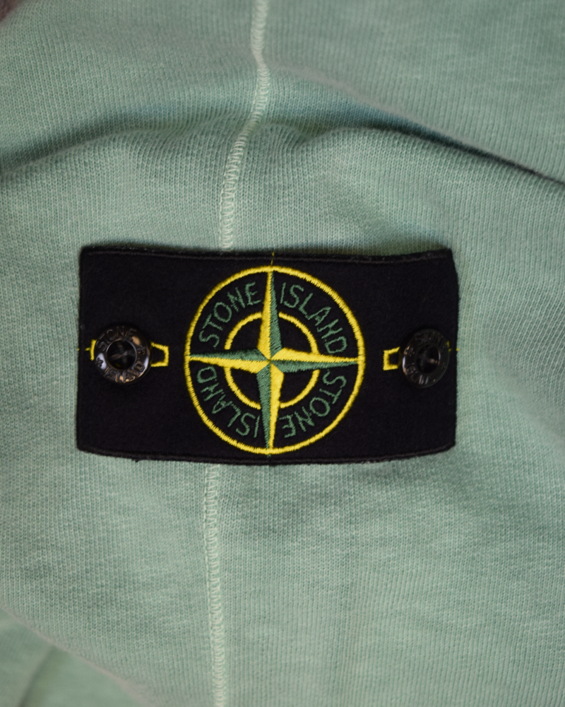 Stone Island Old Treatment Cotton Crewneck detail view