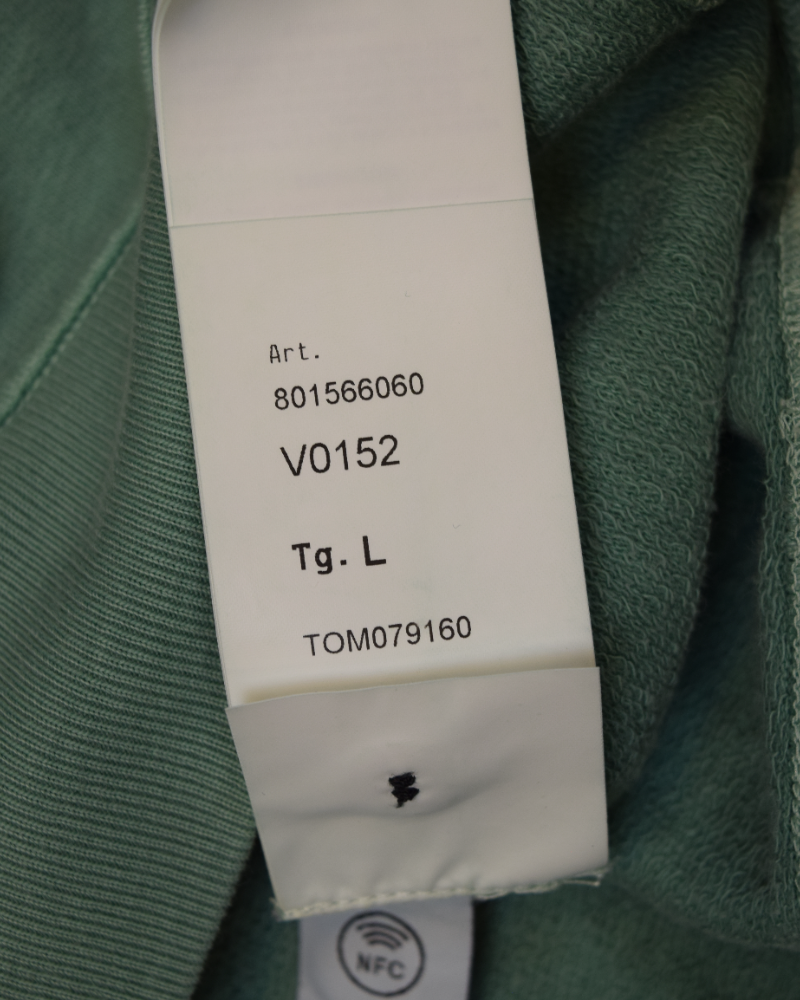 Stone Island Old Treatment Cotton Crewneck detail view