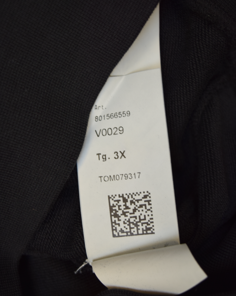Stone Island Front Print Crewneck Black detail view