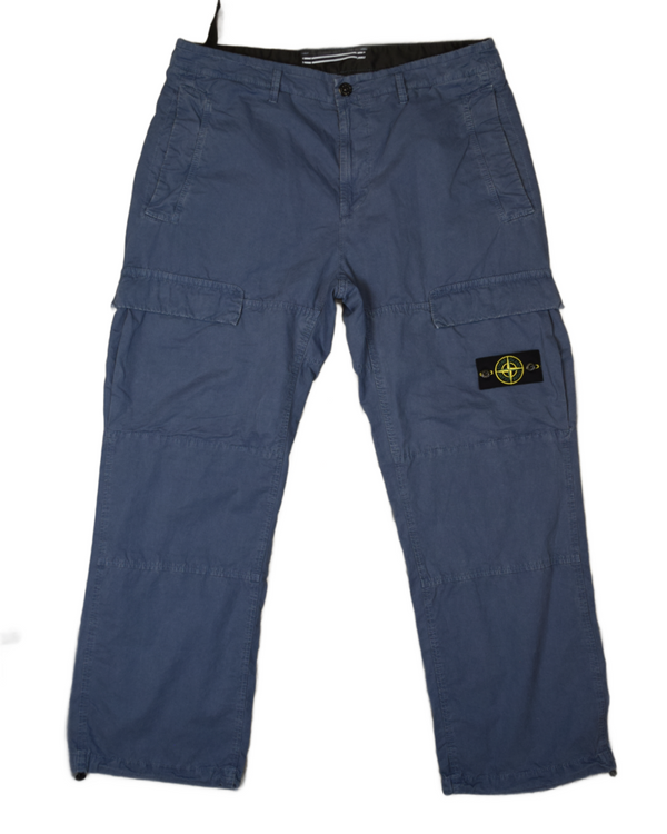 Stone Island Cargos Blue front view