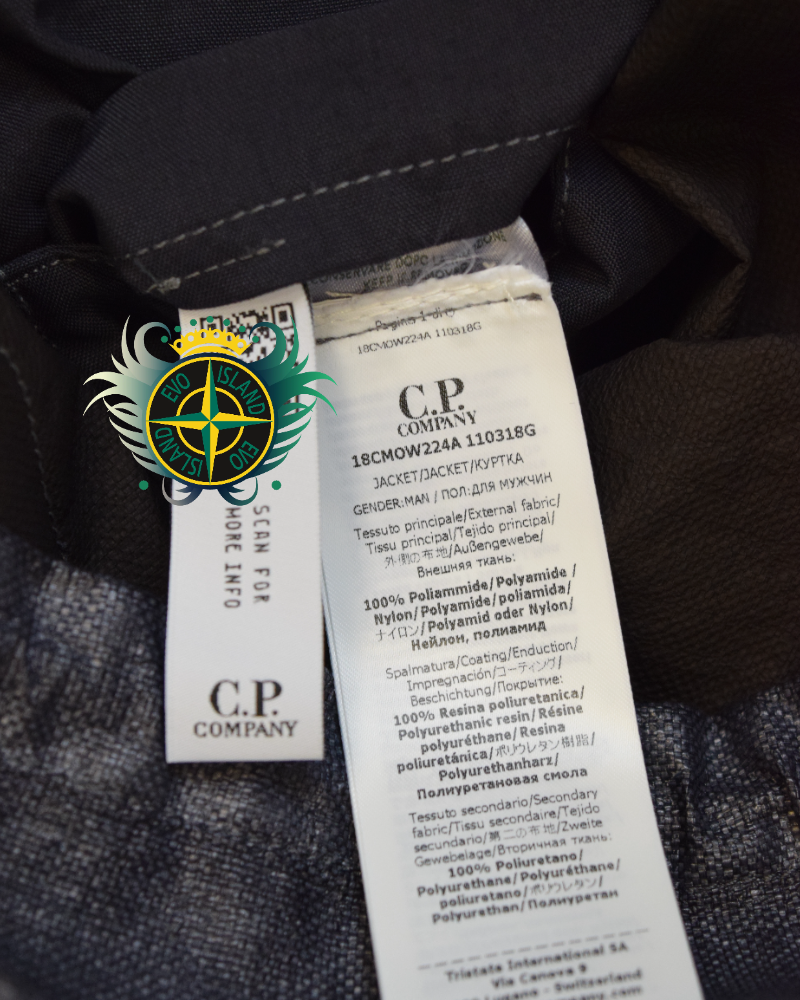 C.P. Company Rafia La Mille Jacket Black detail view