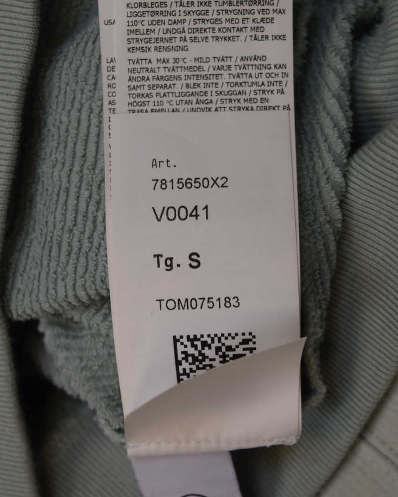 Stone Island Reflective Marina Hoodie Green detail view