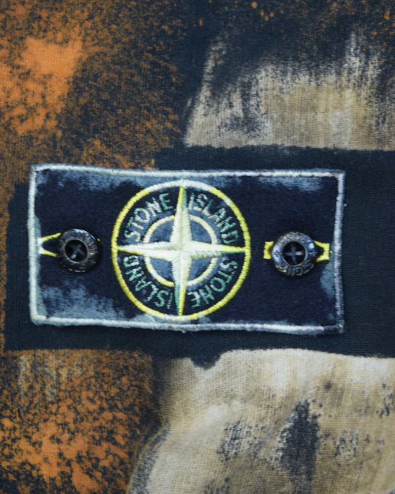 Stone island X SnowBeast Custom Hoodie multi detail view