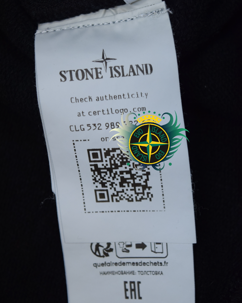 Stone island X SnowBeast Custom Hoodie multi detail view