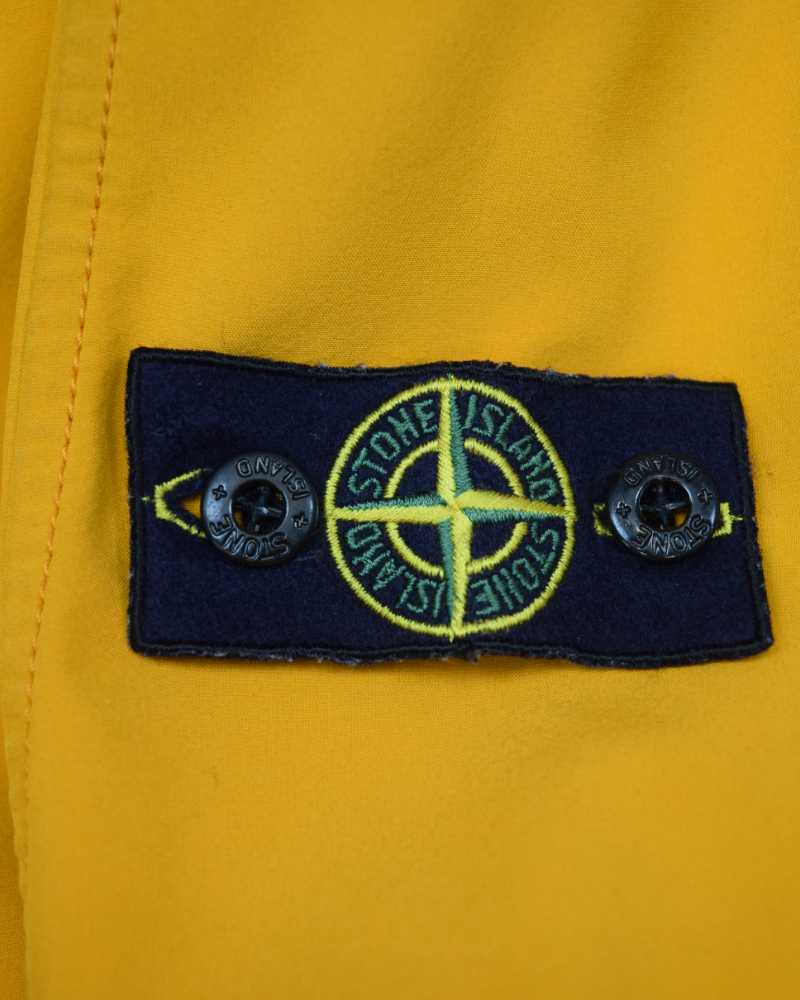 stone island soft shell junior  orange detail view