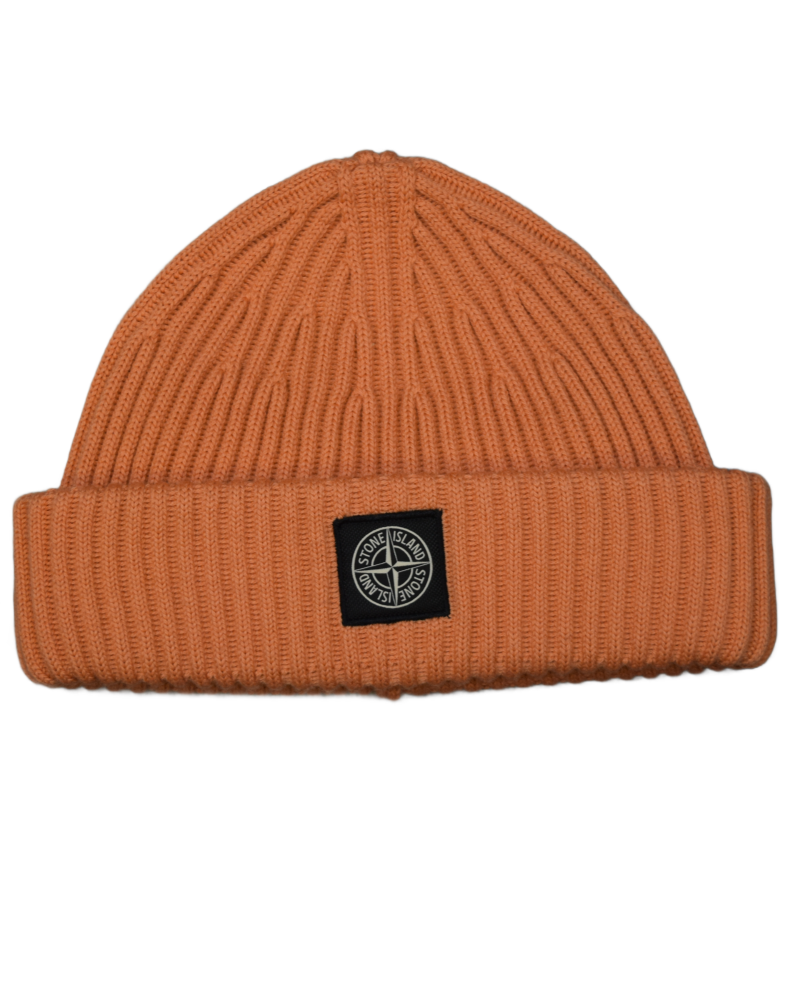 Stone Island Beanie Terracotta front view