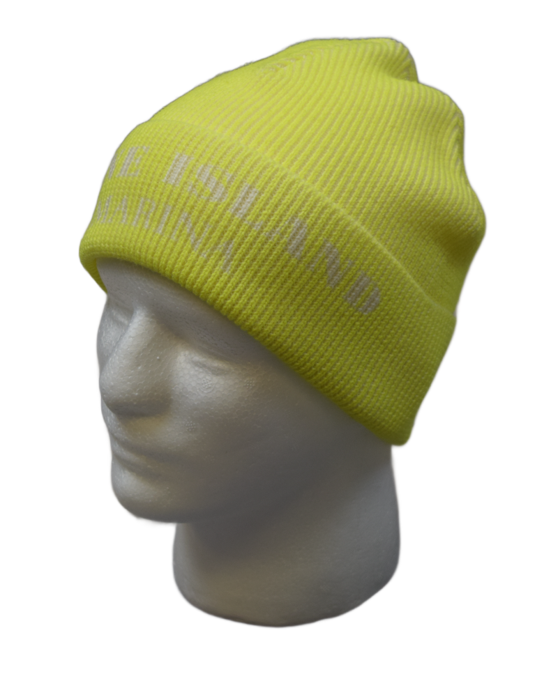 Stone Island Marina Beanie Yellow detail view