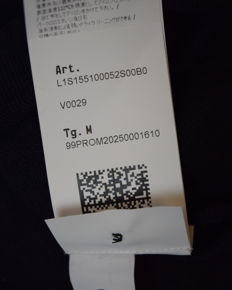Stone Island Lightweight Knit Crewneck Black detail view