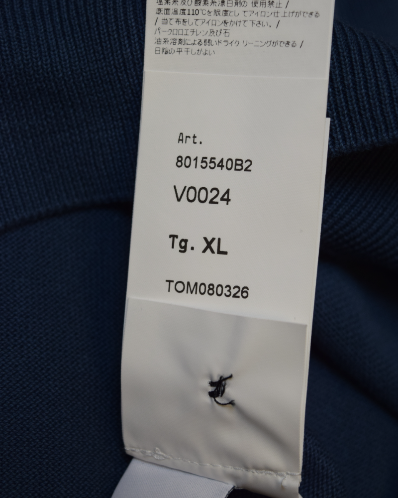 Stone Island Lightweight Knit Crewneck Blue detail view