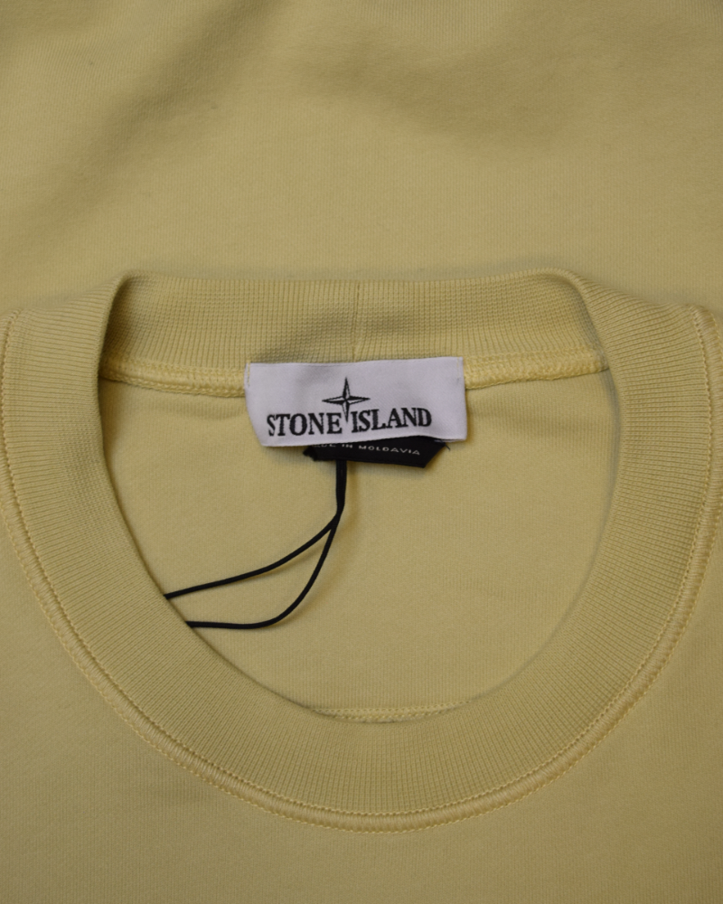 Stone Island Crewneck Yellow detail view