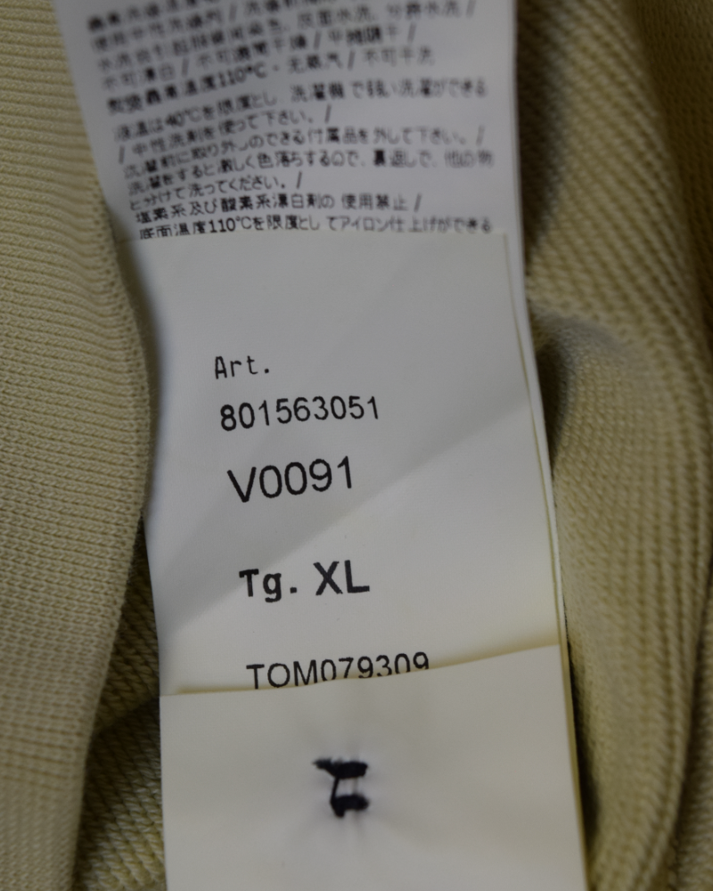 Stone Island Crewneck Yellow detail view