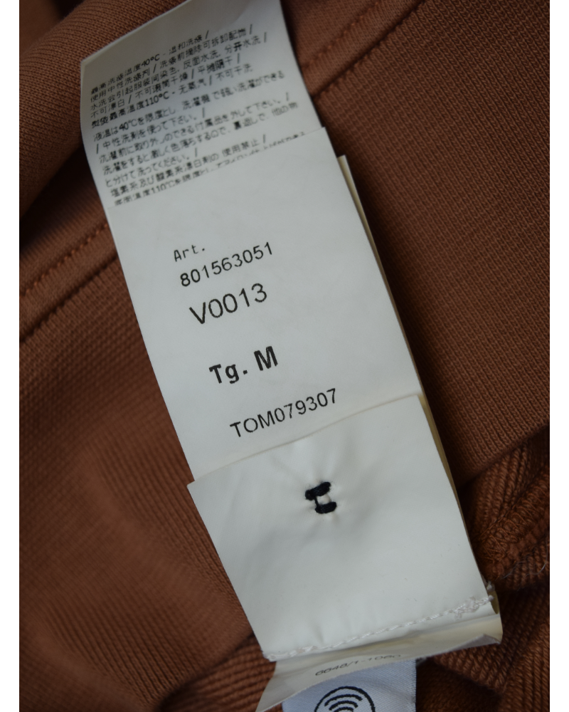 Stone Island Crewneck Terracotta detail view
