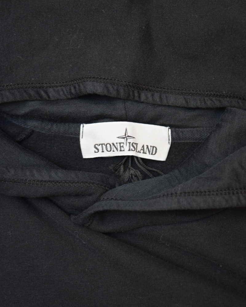 Stone Island Hoodie Black detail view