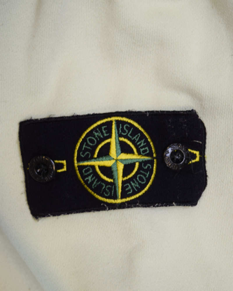 Stone Island Hoodie Green detail view