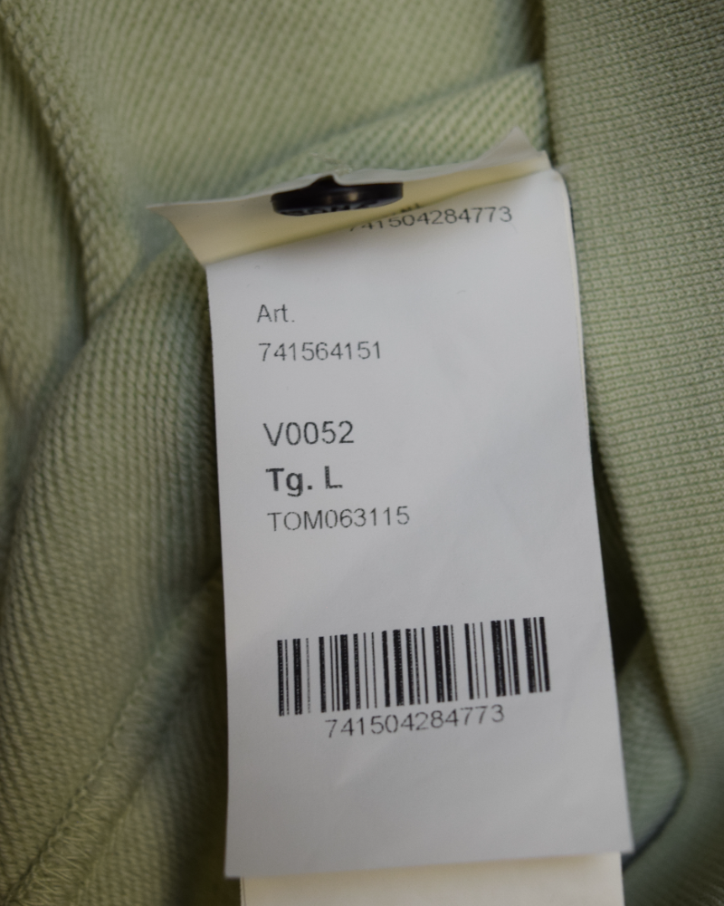 Stone Island Hoodie Green detail view