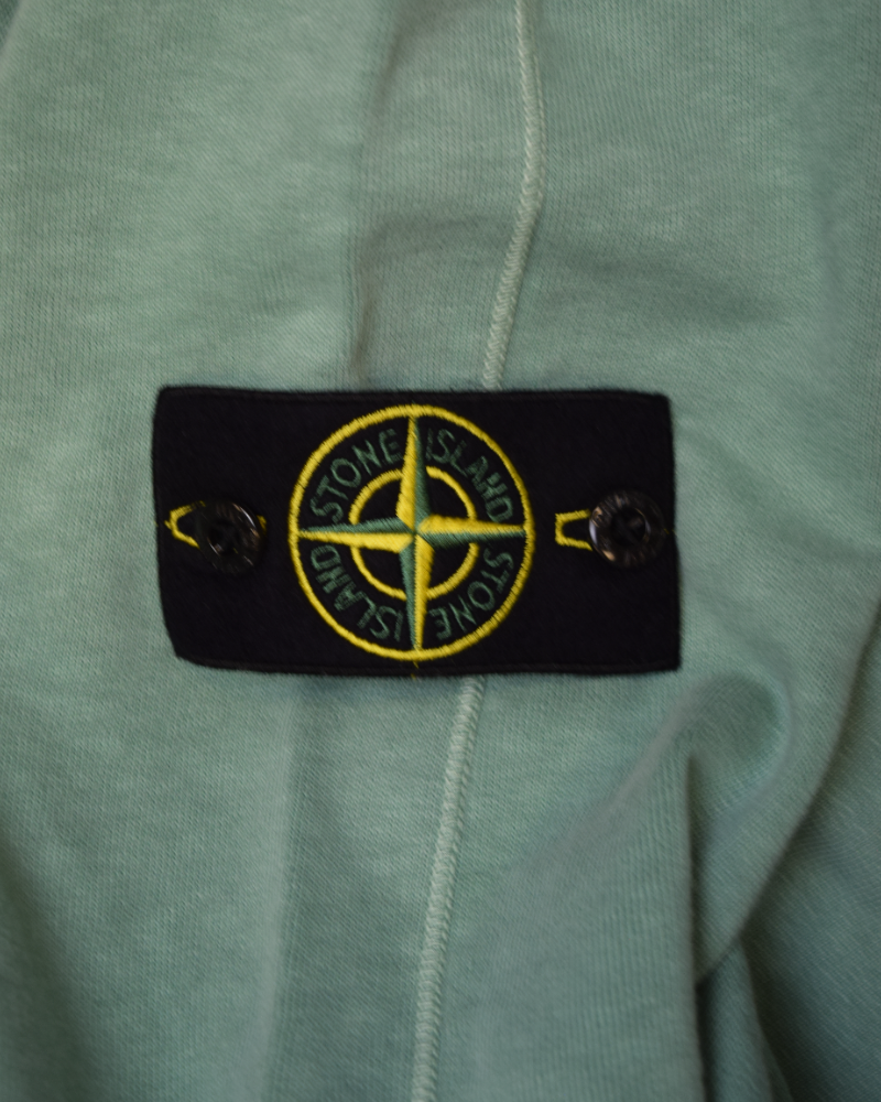 Stone Island Hoodie Teal detail view