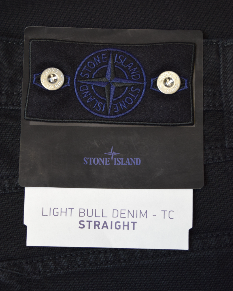 Stone Island Light Bull Denim -TC Black detail view