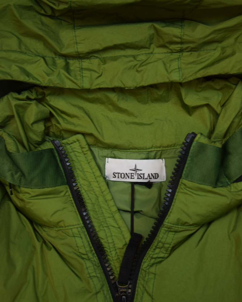 Stone Island Garment Down Crinkle Reps NY Down Green detail view
