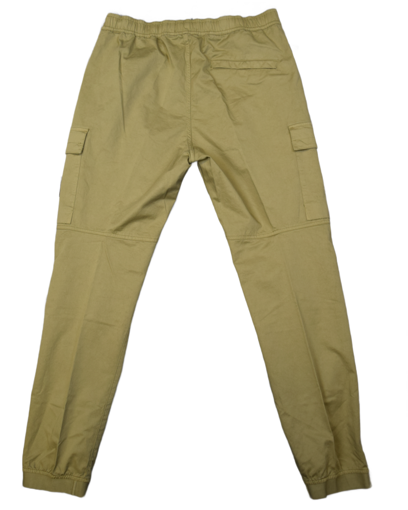 Stone Island Cuffed Cargos Beige back view