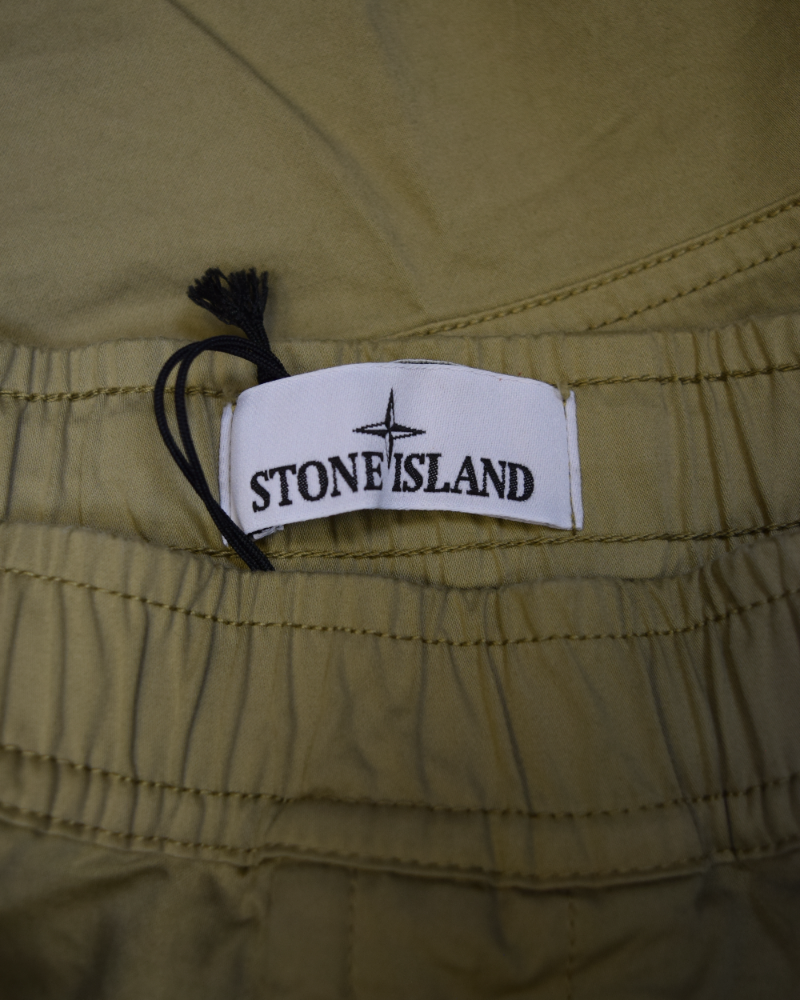 Stone Island Cuffed Cargos Beige detail view