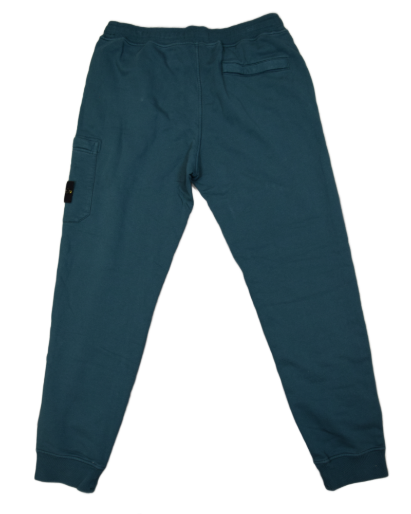 Stone Island Cuffed Joggers Teal back view