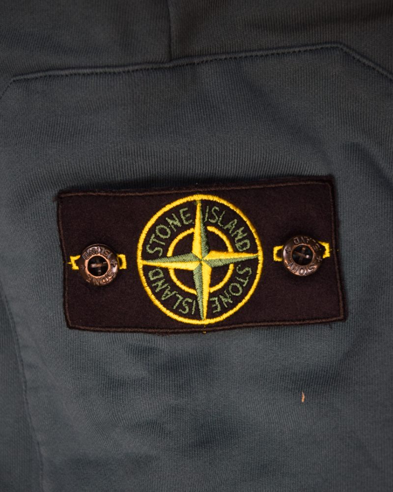 Stone Island Cuffed Joggers Teal detail view
